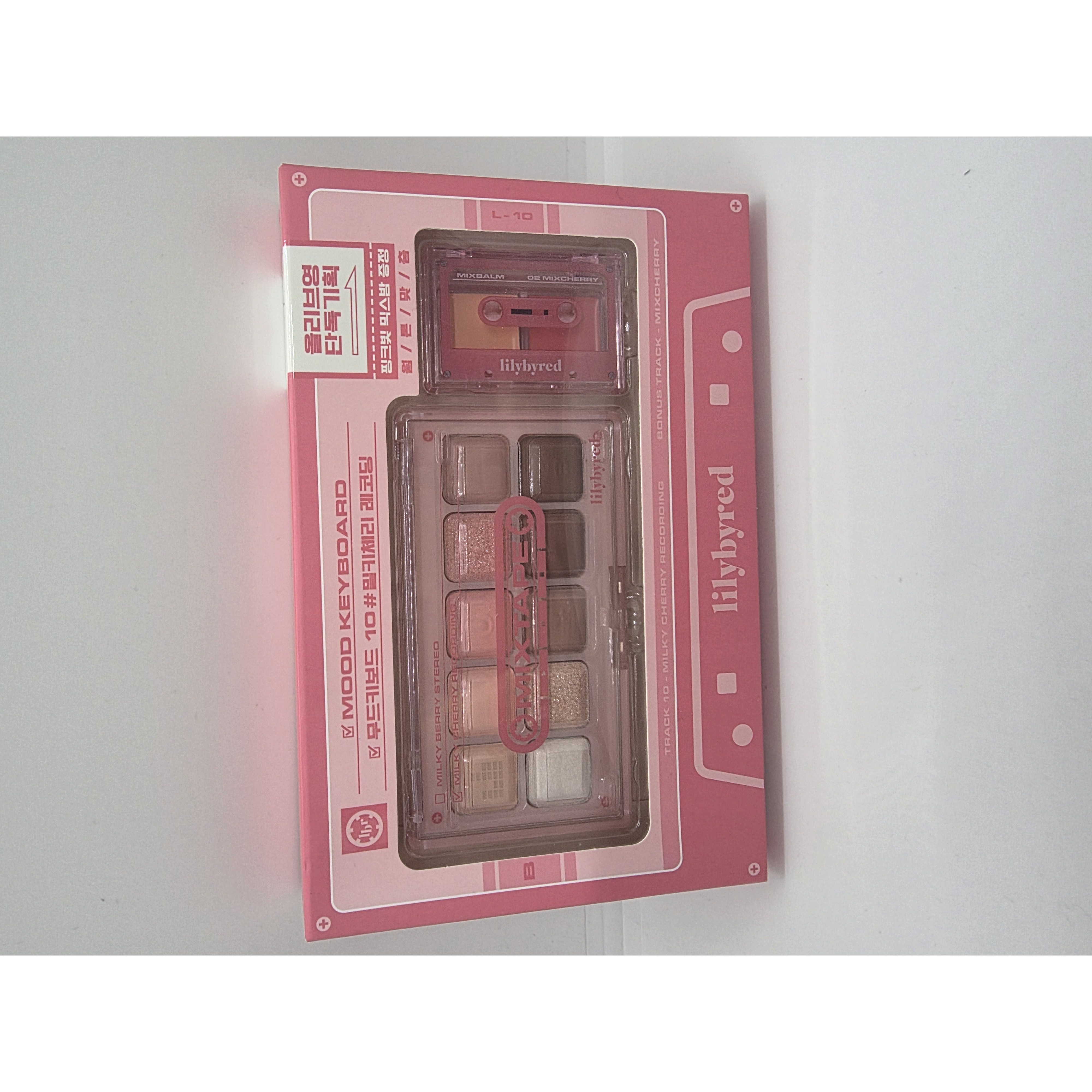 릴리바이레드 무드키보드 아이팔레트 한정판 웜톤 쿨톤 예쁜 섀도우, 밀키체리레코딩, 1개, 현재가 30,980원