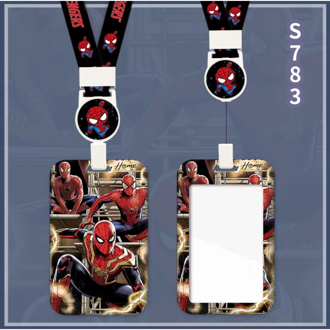 조하네샵 스파이더맨 카드 목걸이 마블 어벤져스 사원증 출입증 교통카드 카드커버 포카홀더, 1개 8,900원