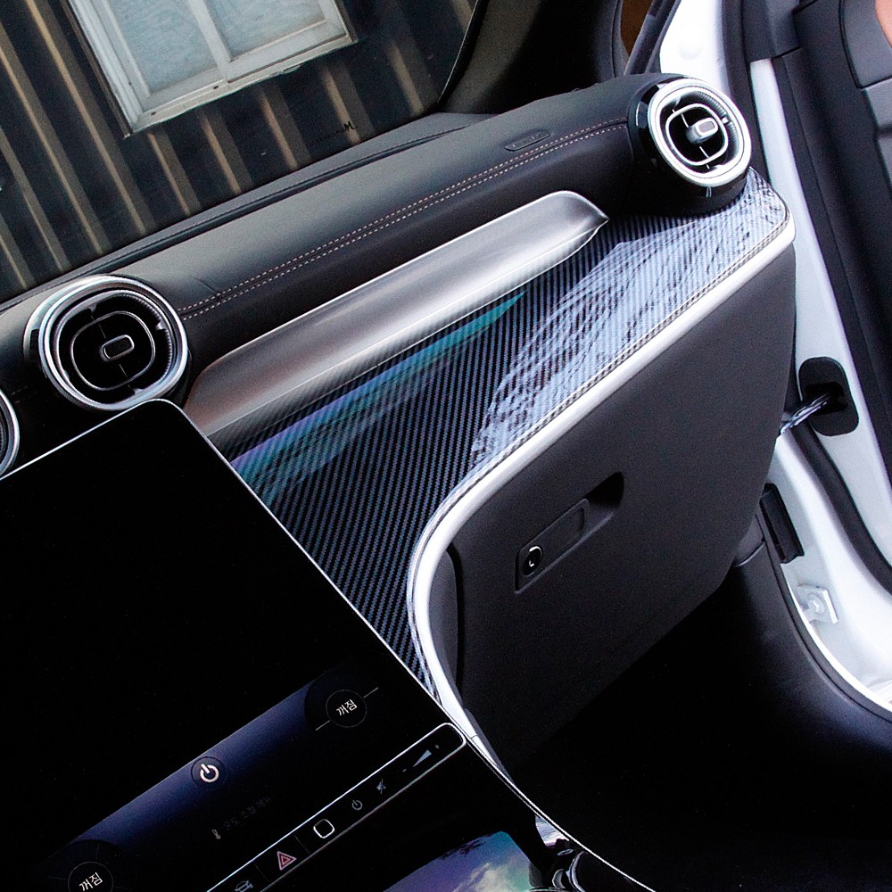 벤츠 GLC클래스 X254 대쉬보드 카본 커버 몰딩 호환 용품, 카본, 기타 77,600원