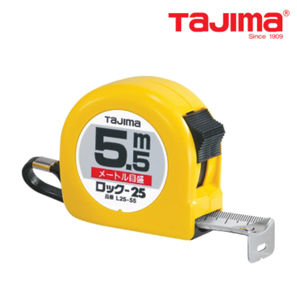 타지마 줄자 자동 5.5M 폭 25mm 잠금기능 락타입 L25-55 31,500원