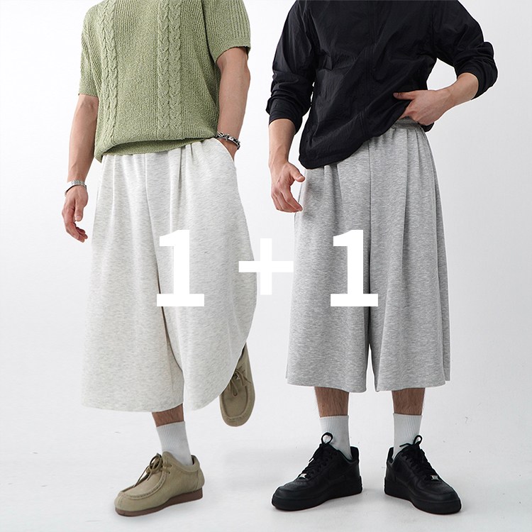 [당일출고] 1+1 아이스 남자버뮤다팬츠 7부반바지 남자빅사이즈반바지 33,800원