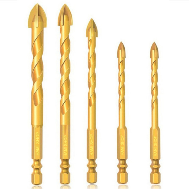 다용도 비트 만능 타공기리 5종세트 콘크리트 유리 타일 기리 세트 6mm 6mm 8mm 10mm 12mm, 1세트 13,900원