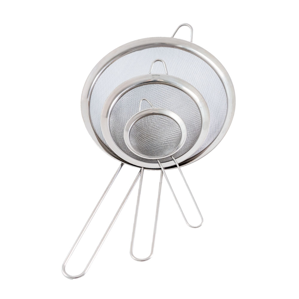 시샘 연마제 없는 스텐 고리형 건지기 채망 3종 세트 (소 + 중 + 대) 13,900원