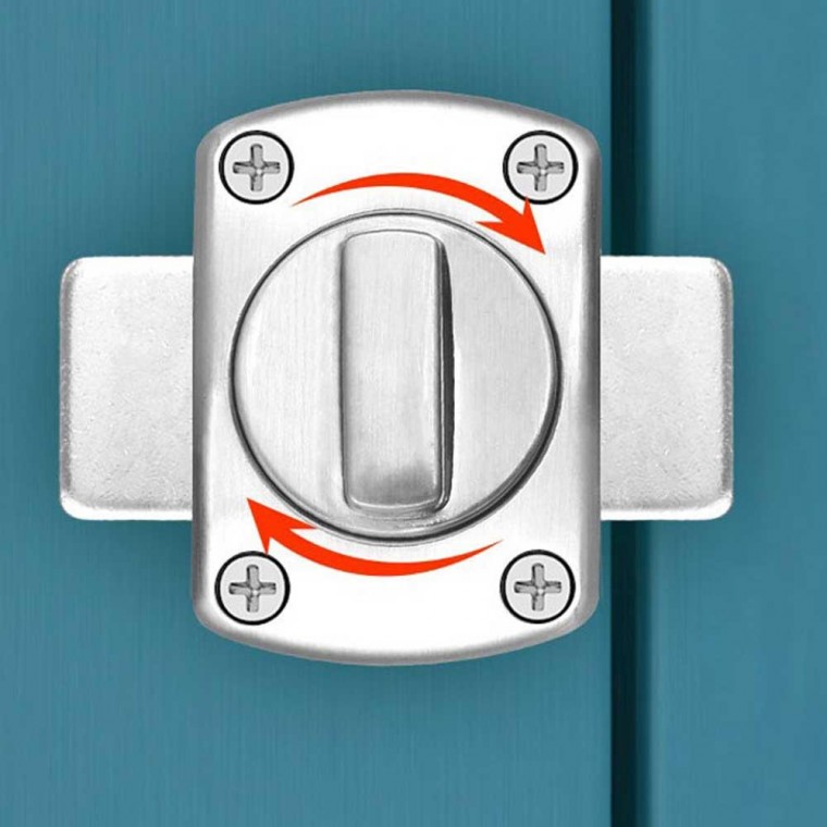 팬시온 미니 문 잠금장치 빗장 걸쇠 걸고리 잠금쇠 여닫이문 소형 시건장치 9,200원