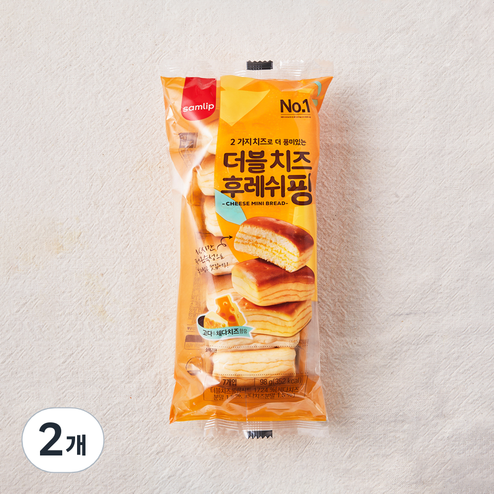 [로켓프레시] 삼립 더블치즈 후레쉬팡 2,950원