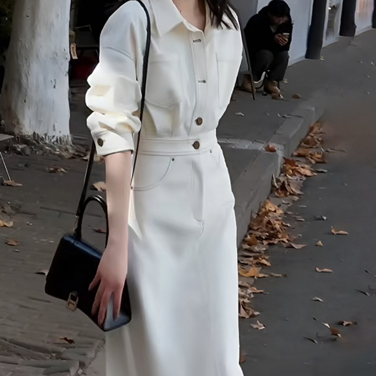 베루라 카라넥원피스 롱일자핏원피스 커우와원피스 48,900원