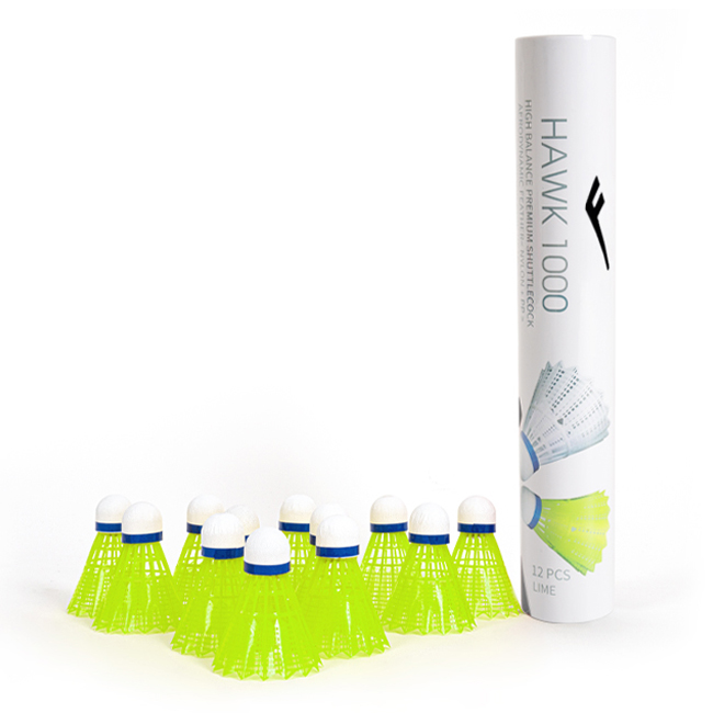 프로스펙스 나일론 셔틀콕 호크 HAWK1000, LIME, 12개입, 1개 6,300원