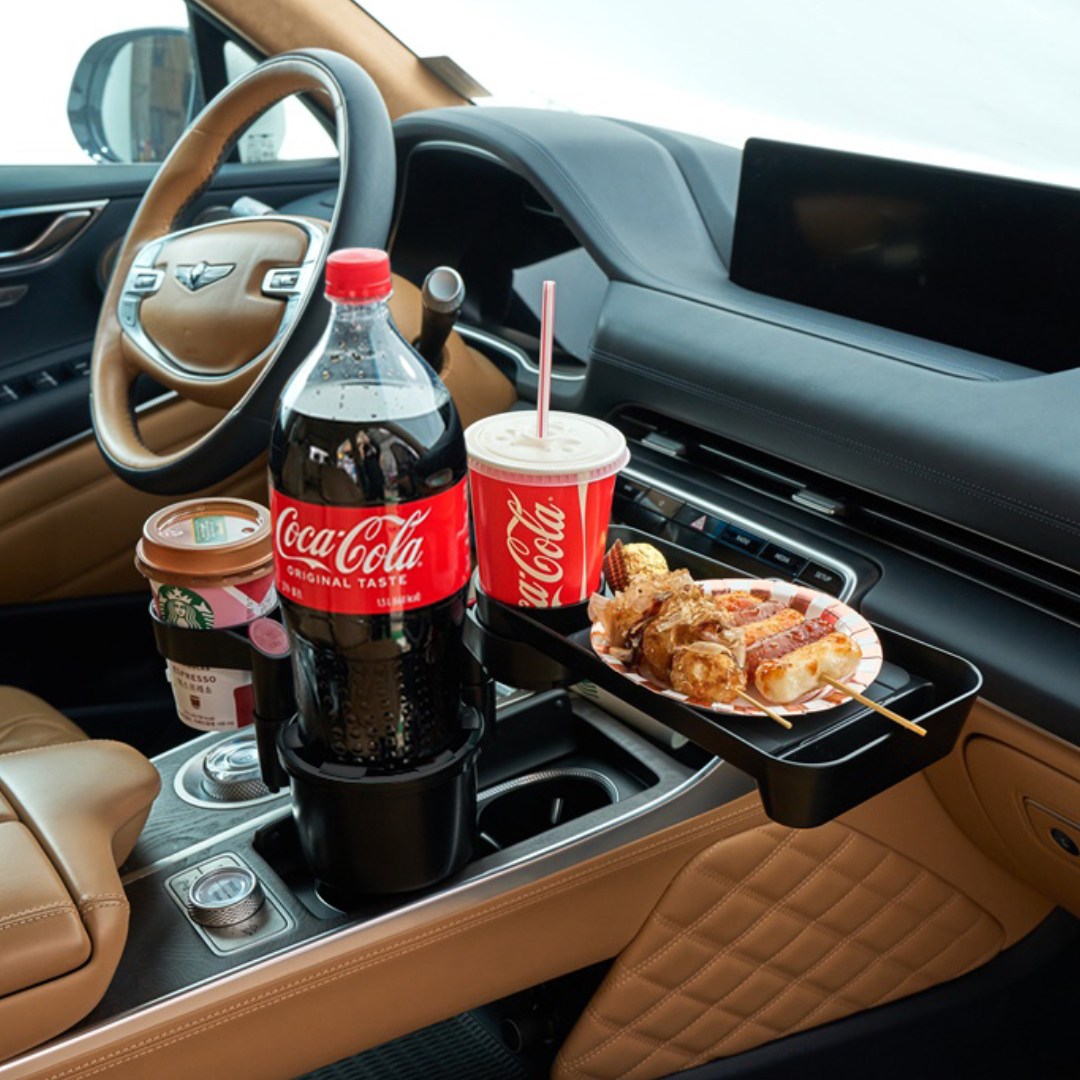 보스킴 점보 1.5리터, 1리터 텀블러 수납가능한 차량용 컵홀더 + 맥세이프충전 테이블, 1개 54,900원