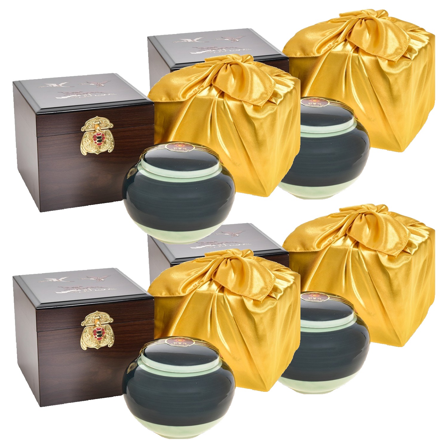 지리산 한봉 고가구 야생화꿀 + 고급 케이스 + 보자기 선물세트, 1kg, 4개 198,000원