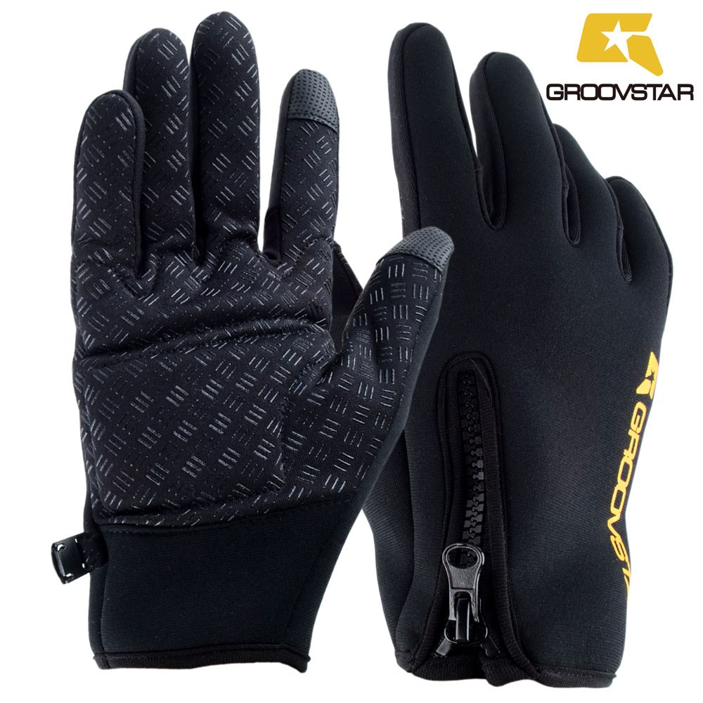 [자전거장갑추천] 그루브스타 씬 네오프렌 방한장갑 남여공용-겨울용 자전거 바이크 등산 운동 스포츠 작업 동계장갑, 1개 12,800원