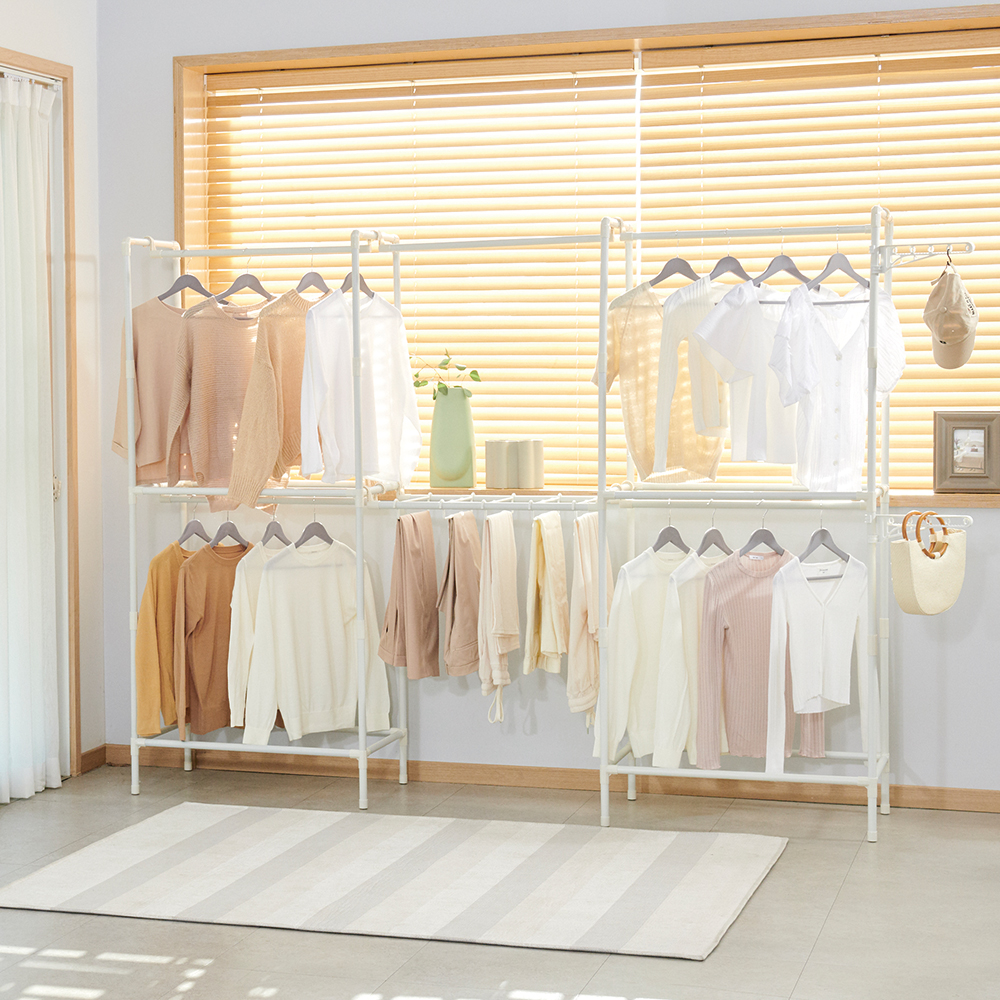 엠에프매직하우스 2단 트윈타워 행거 + 고무망치 세트 59,100원