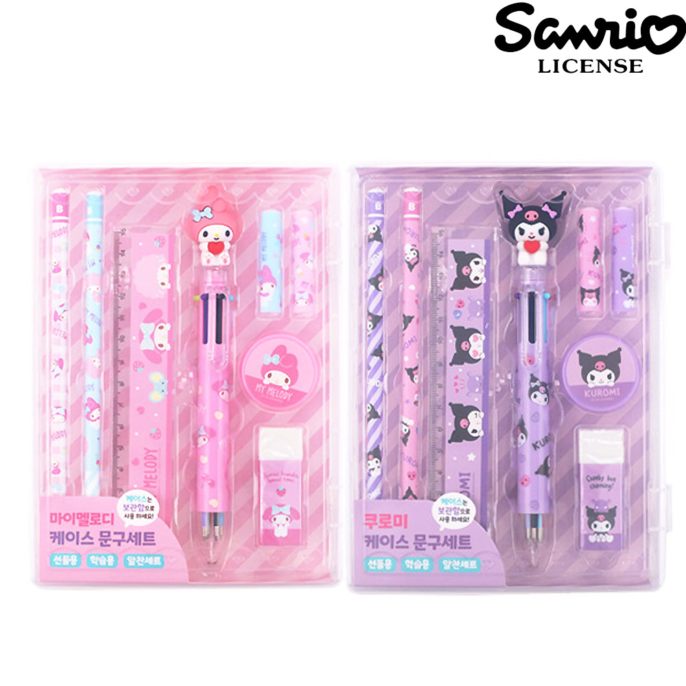 산리오 케이스 문구세트(2p) 정품 학생 학용품 답례품 학원단체선물 생일선물 9,700원