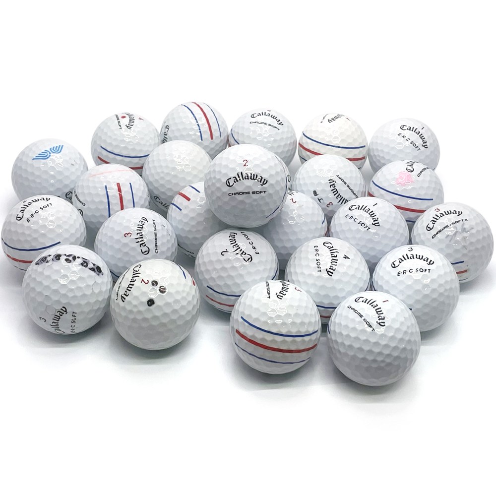 캘러웨이 트리플트랙 크롬 ERC 3, 4피스 A등급 로스트볼, 1개, 20개입, 화이트혼합 36,000원