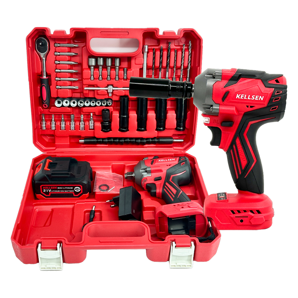 디케이켈슨 무선 전동 임팩 드릴 렌치 드라이버 + 배터리 세트, 1개 129,000원