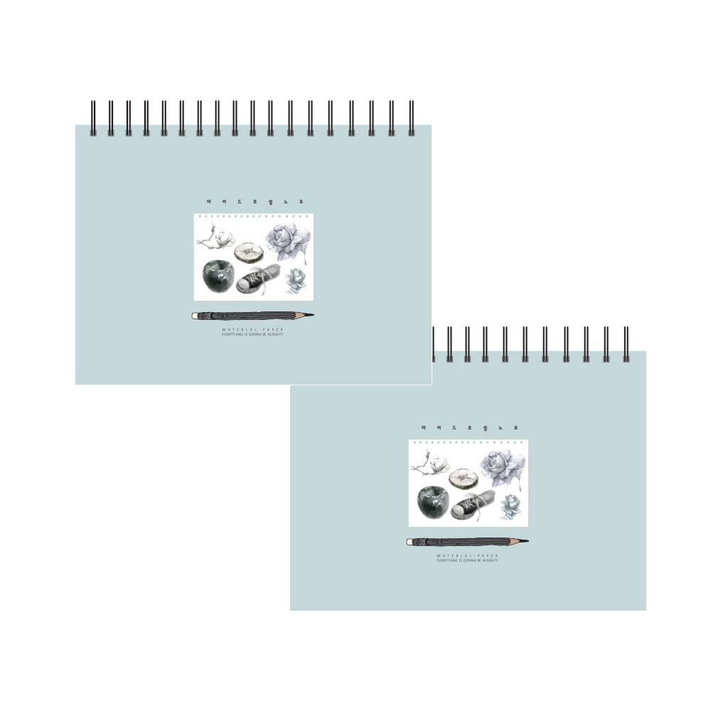 톡톡팬시 마이드로잉 노트 민트 130g 11,250원