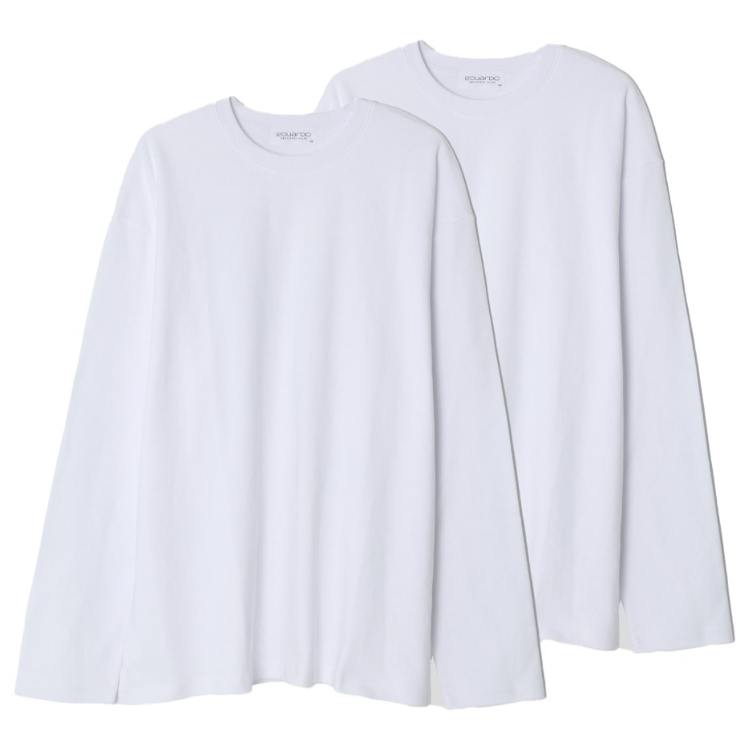 [Men][에두아르도][2팩 세트]애니원 오버핏 긴팔 슬리브 티셔츠 46,800원