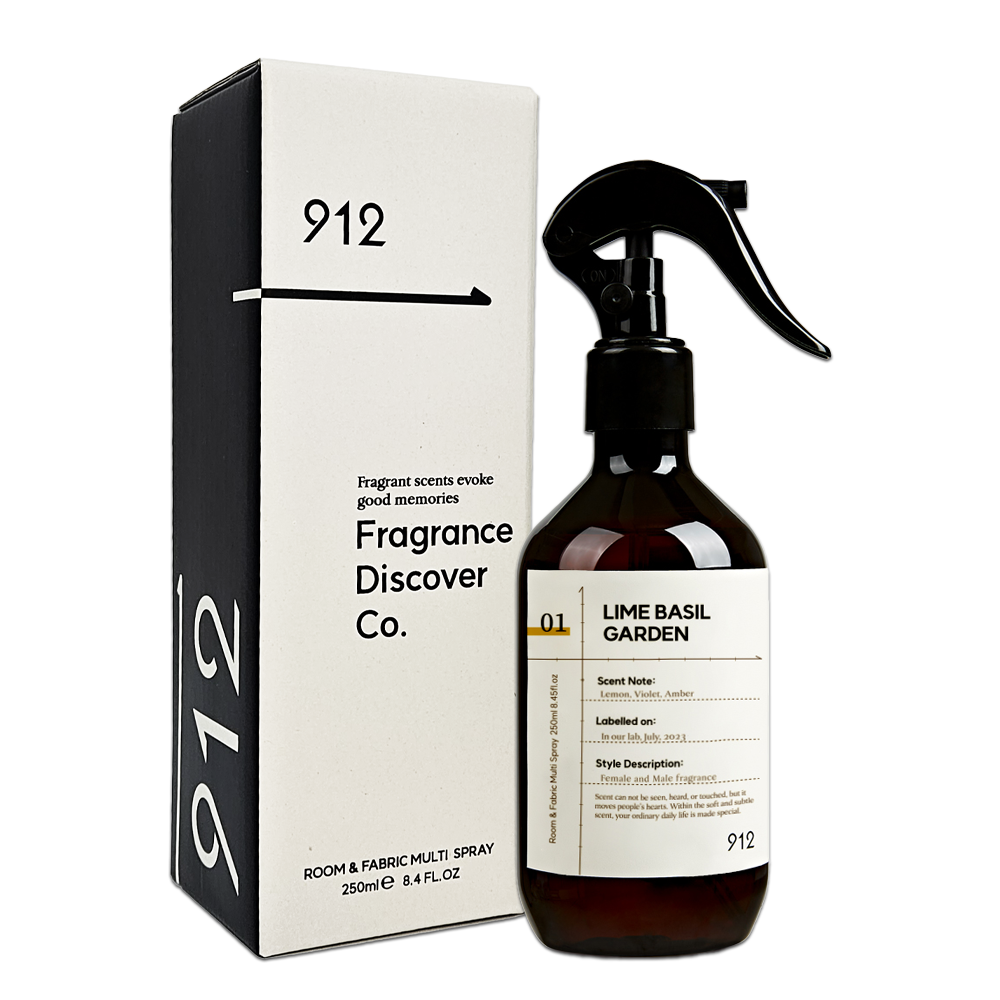 912 룸 앤 패브릭 멀티 스프레이 섬유향수, 라임바질 가든, 250ml, 1개, 현재가 10,900원