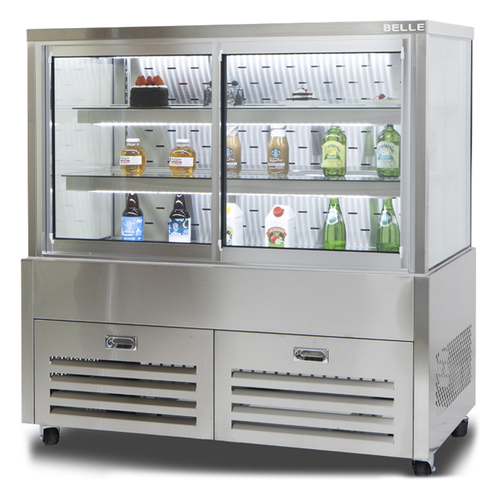 BELLE 프리미엄 쇼케이스 사각 앞문형 실버 방문설치, JSF-1200S 1,598,000원