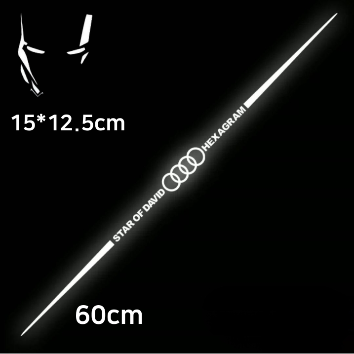 아이언맨 헬멧 차량스티커 고휘도 반사 홀로그램 그라데이션 레이저 자동차 데칼, 반사(5), 1세트 16,000원