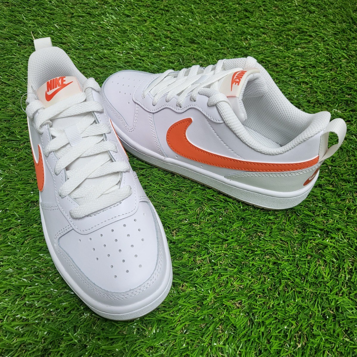 나이키 코트 버로우 로우 2 주니어 스니커즈 오렌지 여성운동화 63,000원