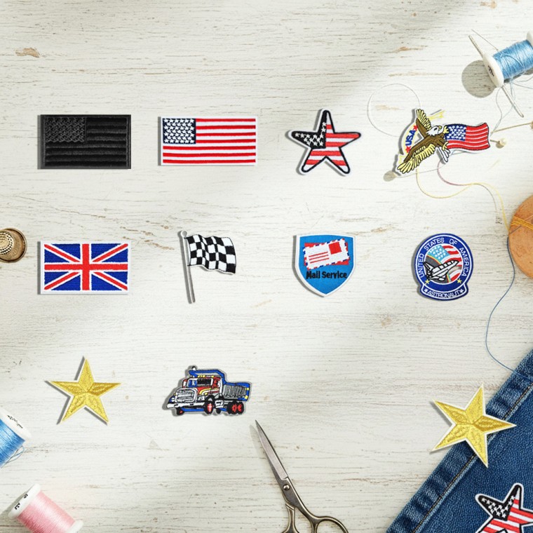 열접착 패브릭 열부착 자수 다리미 패치 리폼 DIY 꾸미기 에코백 와펜 20,070원