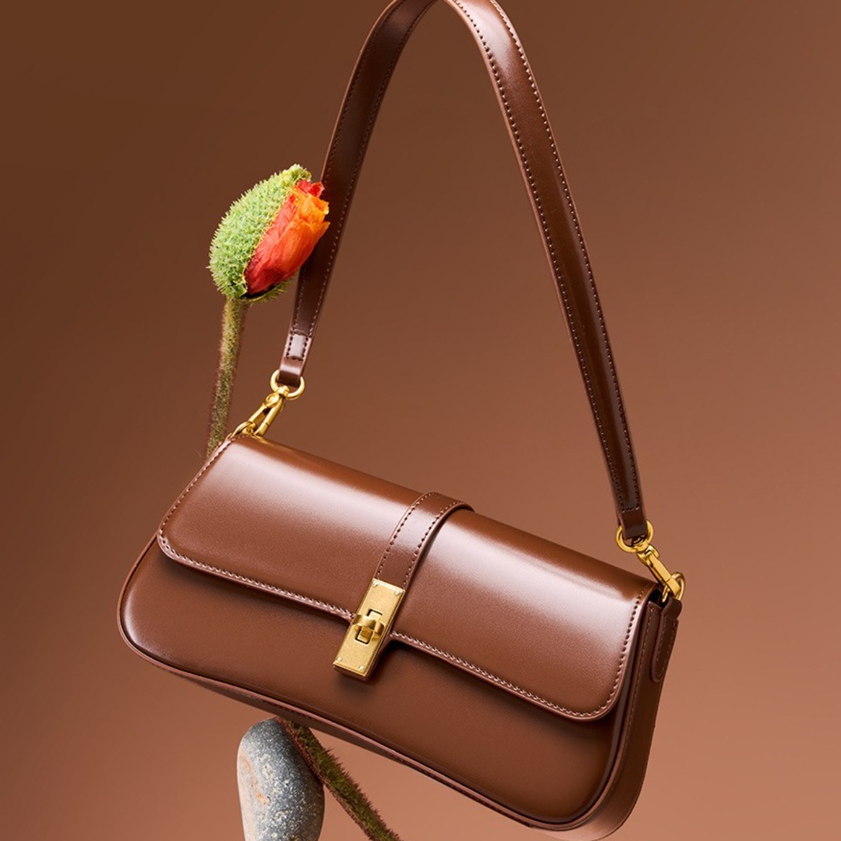 골든엣지 리얼 소가죽 여성 바게트백 숄더백 크로스백 데일리 가방 89,800원