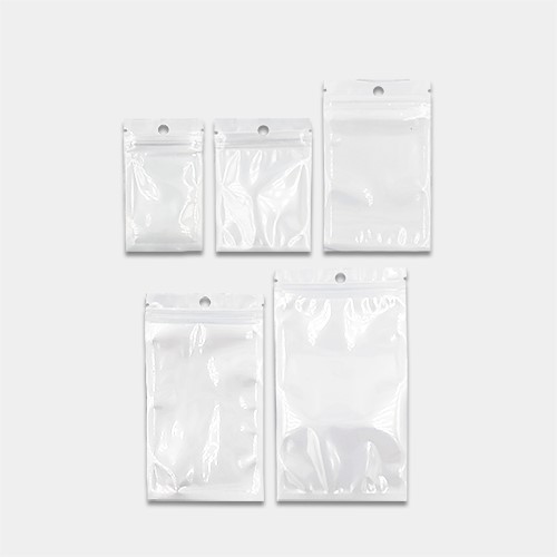 티놀지 고급 OPP 지퍼백 포장지 헤다봉투 100매 반투명 펀칭고리 편리한 지퍼락, 1개, 100개입 6,900원