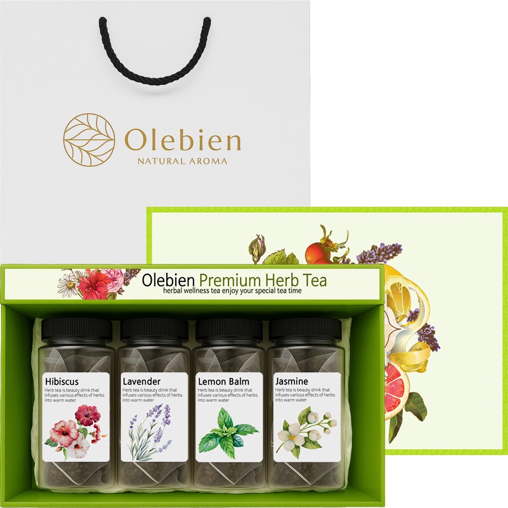 올레비엔 허브차세트 리미티드 에디션 4종 60티백 쇼핑백포함, 1개, 선물세트  1호 23,900원