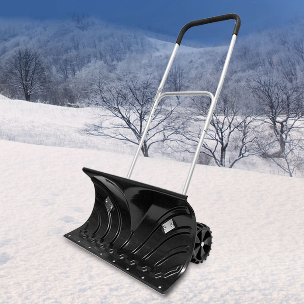 눈치우는 넉가래 눈삽 바퀴 제설삽 눈밀대 제설장비, 1개 48,400원