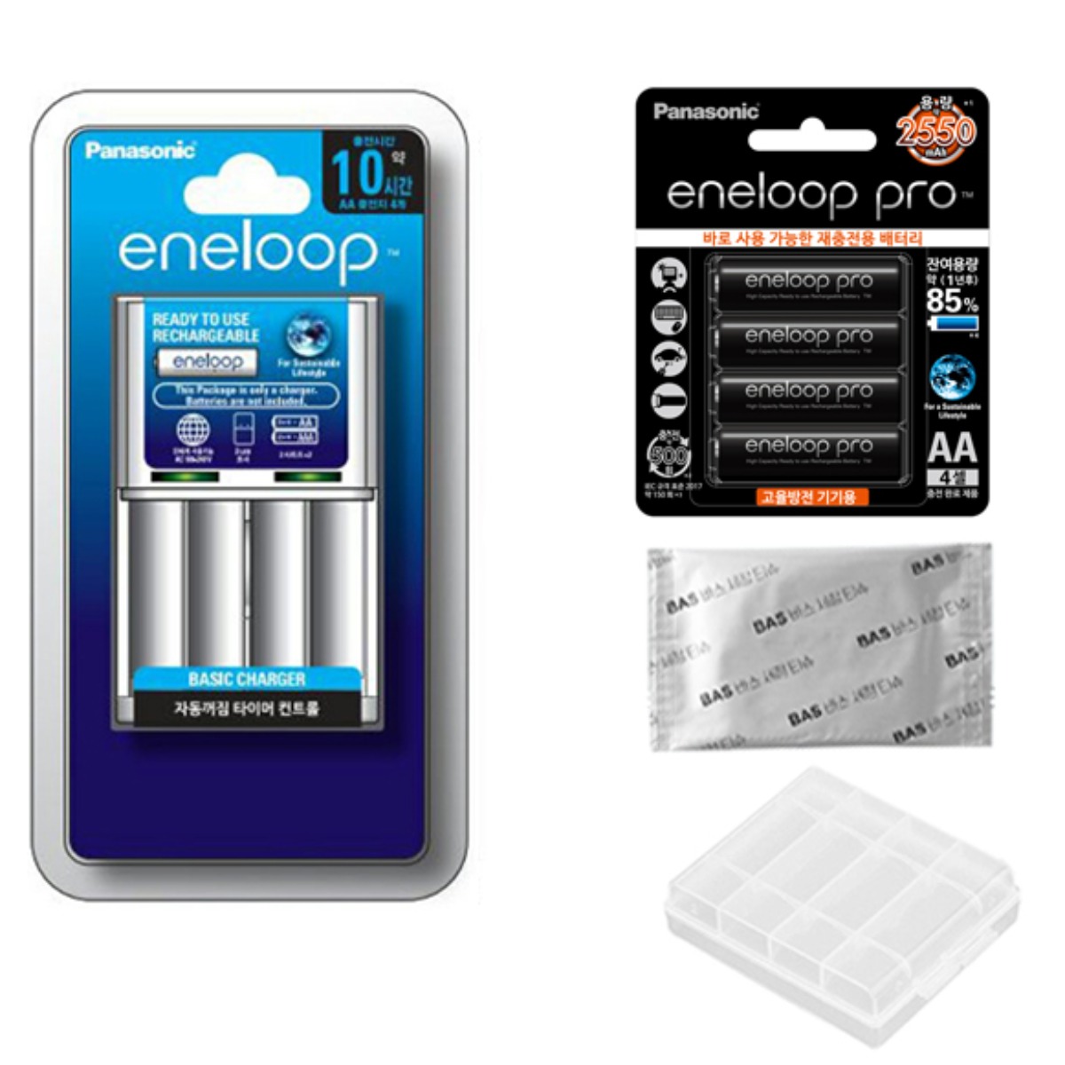 에네루프 BQ-CC51 충전기 + 에네루프 AA AAA 충전지 세트 사은품증정, 1개 35,400원