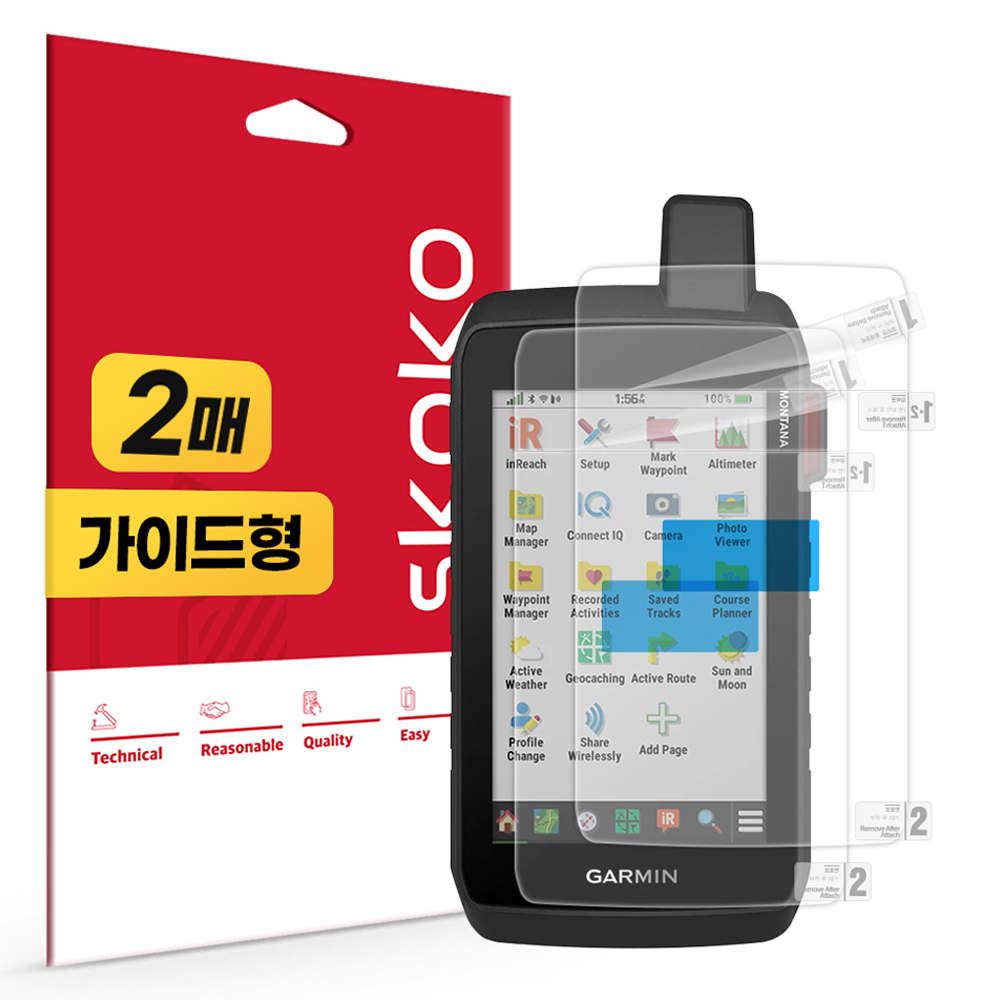 스코코 올레포빅 휴대폰 액정보호필름 2p 세트 5,630원