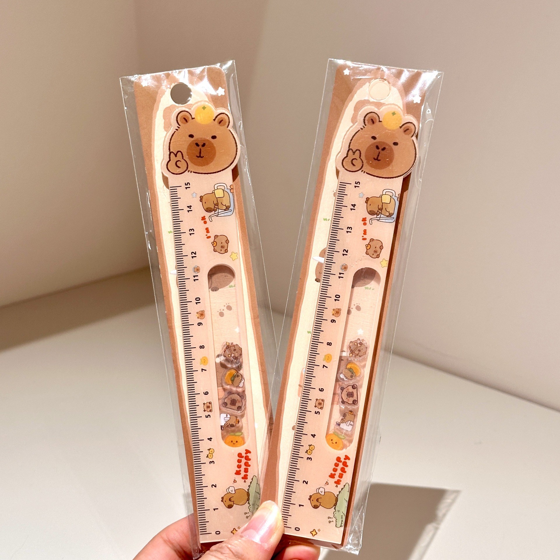 카피바라 15cm 눈금자,쉐이크 룰러 7,500원