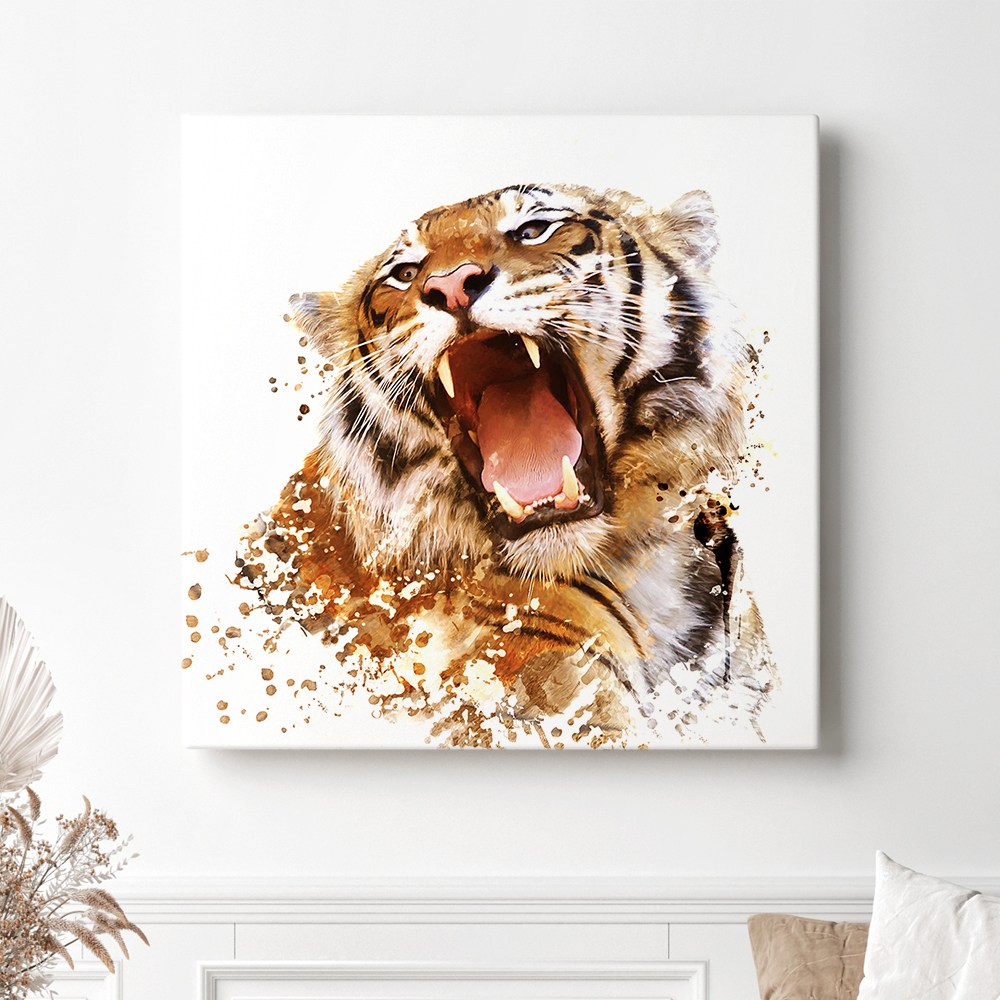 아란아트 호랑이그림액자 수맥차단 액운방지 사무실 거실벽인테리어, 20.포효 호랑이 94,500원