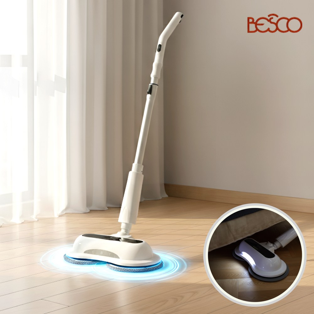 국산 무선물걸레청소기 자동회전 충전식 휴대용 청소기 극세사 패드 4장 139,000원