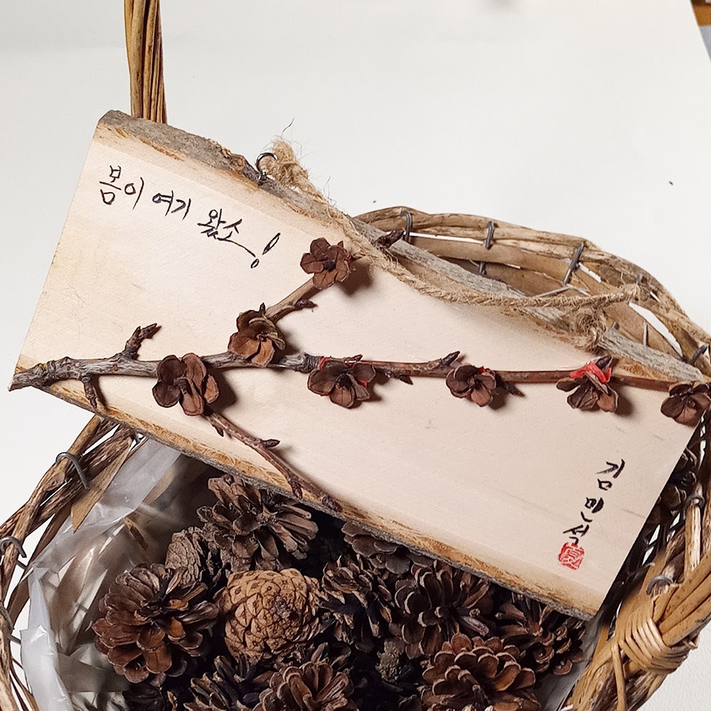 pa12 솔방울로 벚꽃나무 만들기 5인용 19,500원