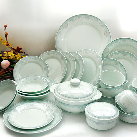 메이퀸 세트 56p 한식기세트 홈식기세트 행남자기 전통미 전통그릇 전통식기 옥빛 옥색, 1개, 56p, 메이퀸세트 99,000원