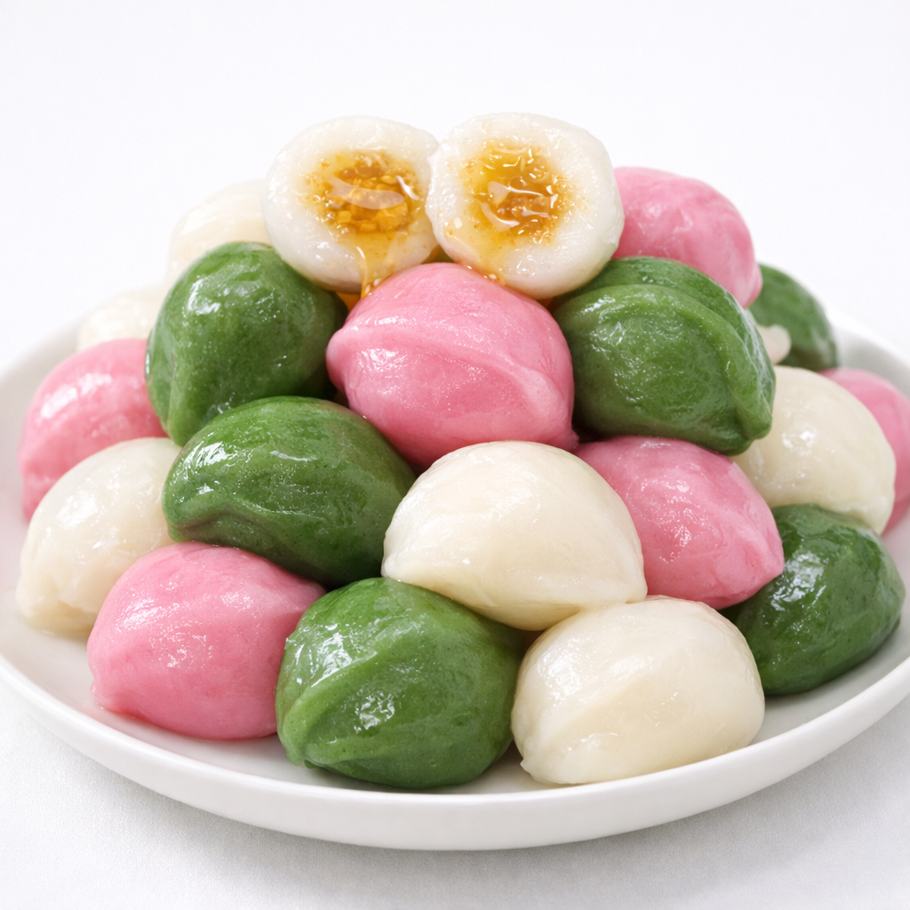 (떡DC몰) 삼색꿀떡 달콤꿀떡 (20g100알) 2kg 선물용 자연해동떡 아이들간식떡 선물용 행사떡 22,480원