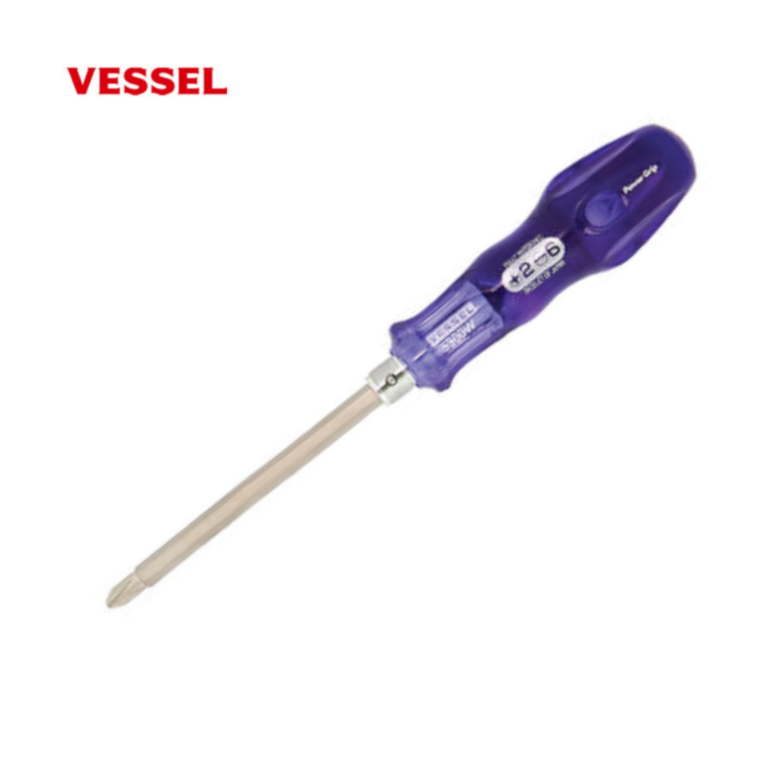 일본산 베셀 양용드라이버 십자 일자 겸용 사이즈선택 5300W / Ph2 -6mm 9,680원