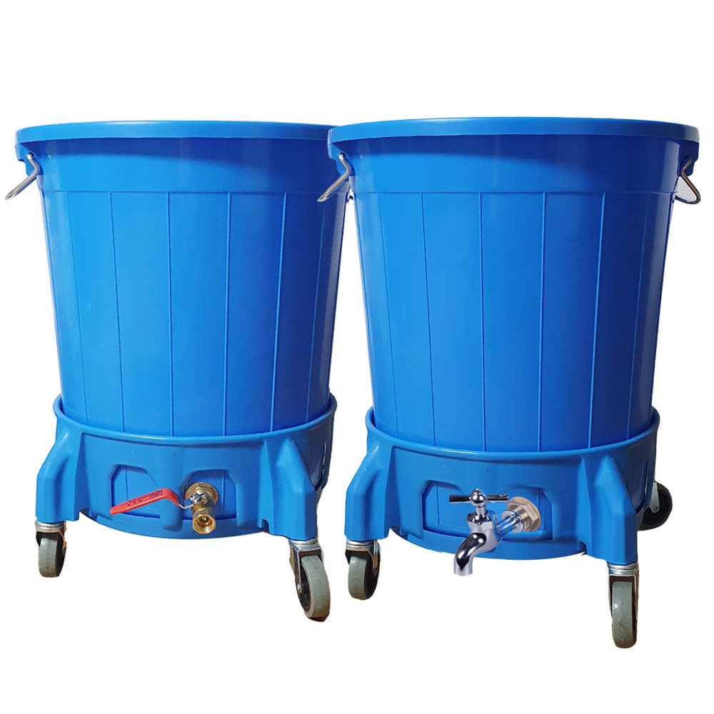 국내생산 대형물통 수도꼭지물통 꼭지달린통 바퀴달린통 만능용기 청용기 다용도 대형 큰통 물받이 운반구 81,000원