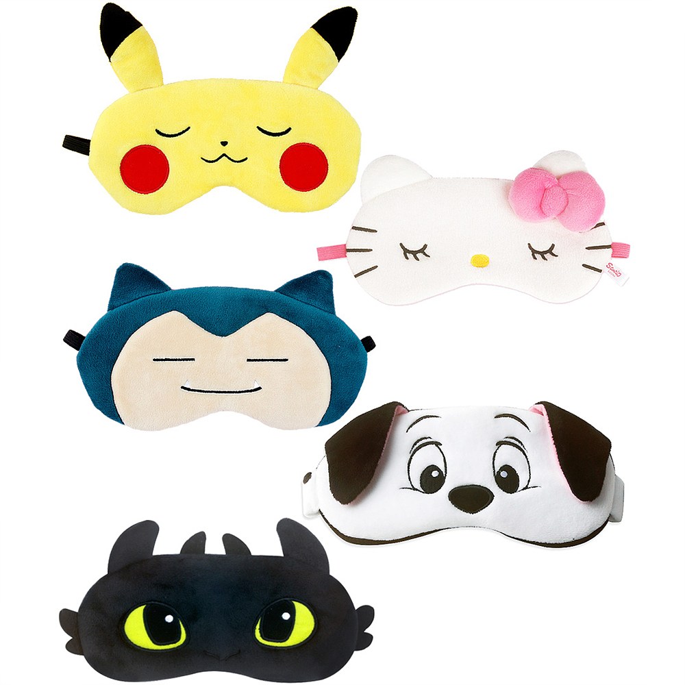 캐릭터 수면안대 포켓몬스터 잠만보 피카츄 헬로키티 디즈니 달마시안 투슬리스 9,900원