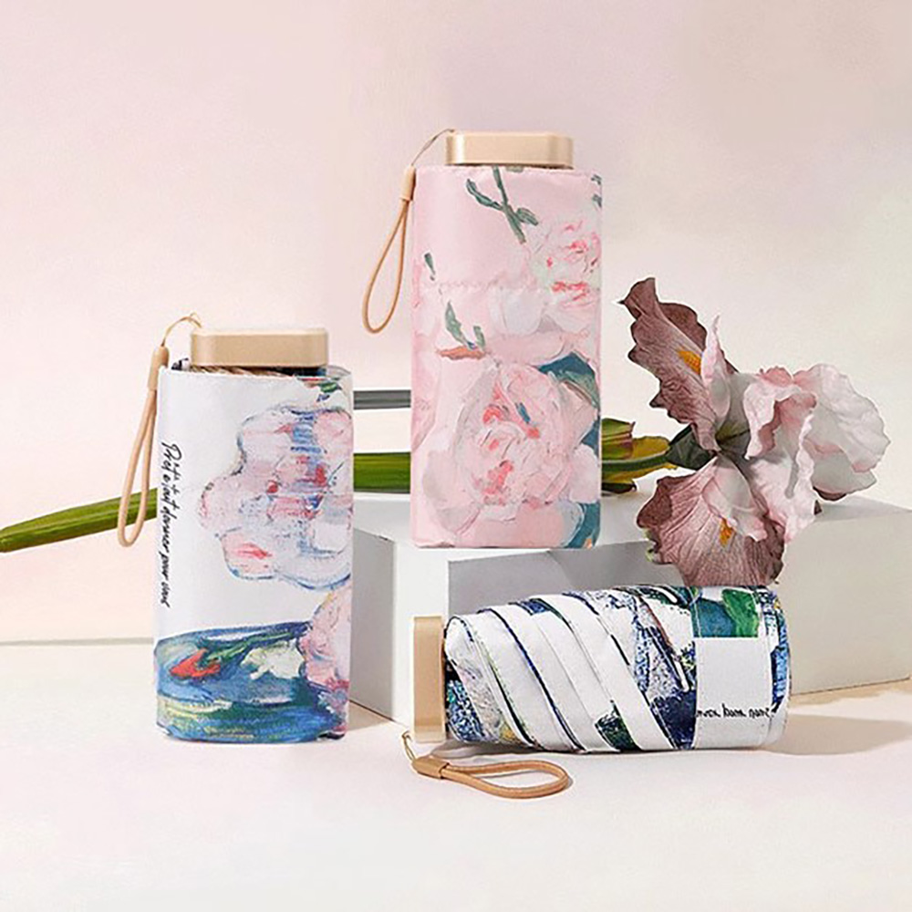 루이벤 220G 초경량 6단 UV 자외선 햇빛 차단 아트 미니 양우산 8,900원