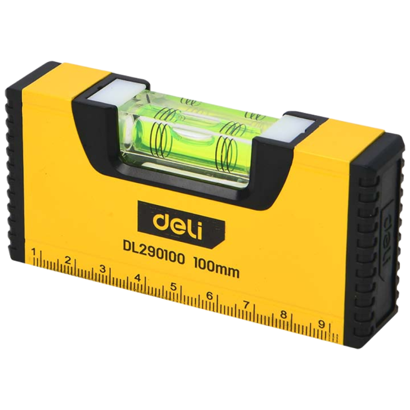 델리툴즈 미니 자석 수평계 수평기 수평대 100mm (EDL290100), 1개 8,900원