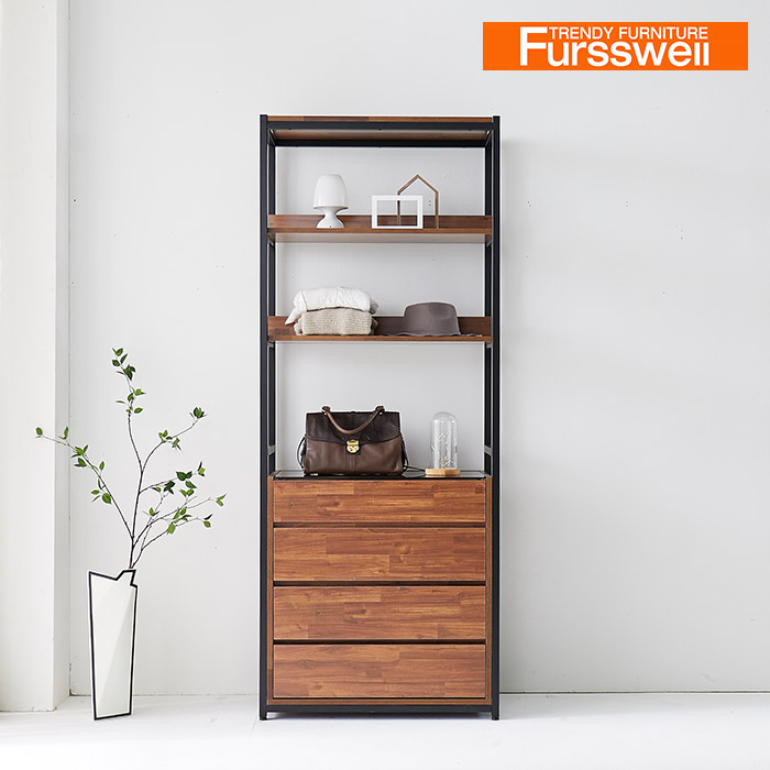 퍼스웰 리몬 드레스룸시스템행거800 4단서랍장선반장(SG_167), 순백색 318,000원