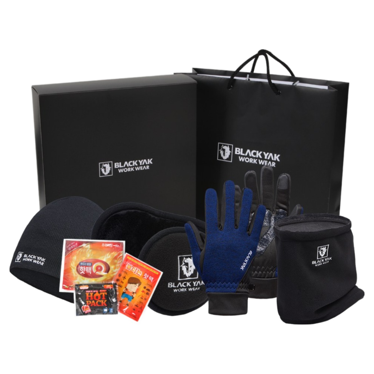 블랙야크 겨울 방한용품 비니 귀마개 보온장갑 넥워머 선물세트 59,800원