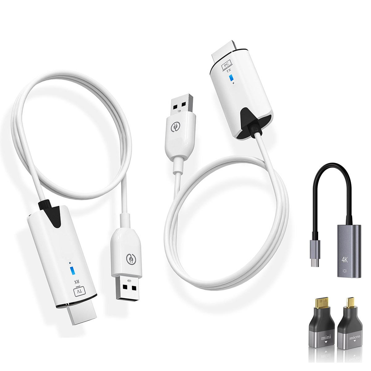 무선 HDMI 송신기 및 수신기 세트 30m 전송 거리 1080P HD 화질 지원, 송신기+수신기, 1개 109,990원