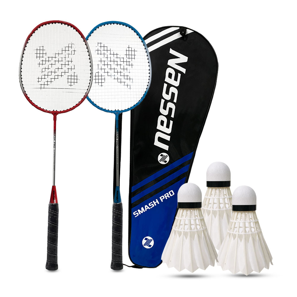낫소 스매시 프로 배드민턴라켓+셔틀콕 3입 세트 초보자 입문자 추천 26,910원
