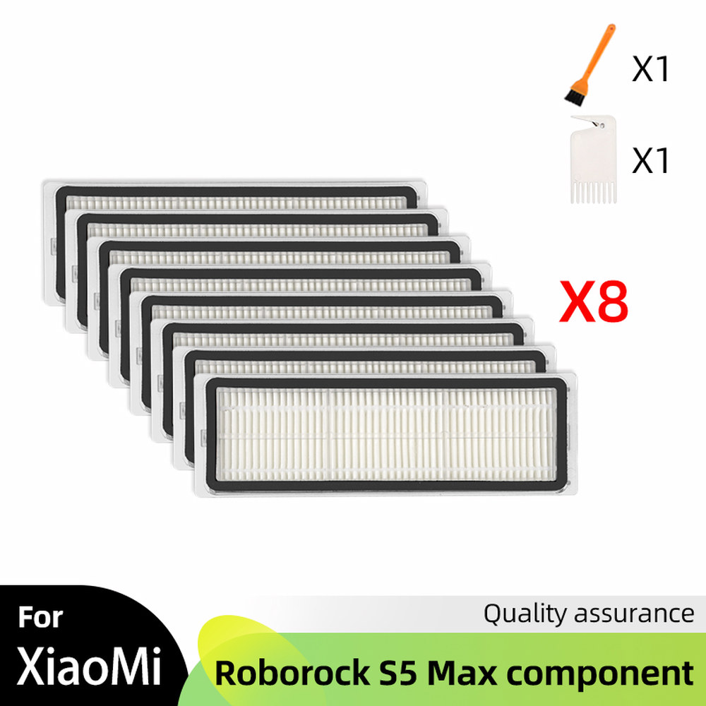 호환품 샤오미 1S Roborock S5 Max S6 MaxV Pure E4 E5 진공 청소기 액세서리, 메인 사이드 브러시 커버, HEPA 필터 걸레 부품 18,700원