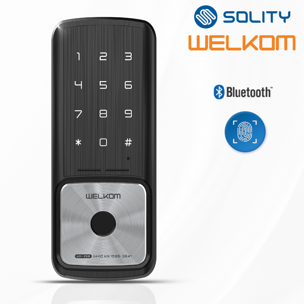 [전국설치] 웰콤 WA-35B 샷시문용 도어록 지문인식 블루투스(옵션) 0초 즉시잠금(잠김속도조절) IoT 샤시문 패션문 세이프도어 터닝도어 가마찌도어 번호키 현관문 디지털도어락 157,000원