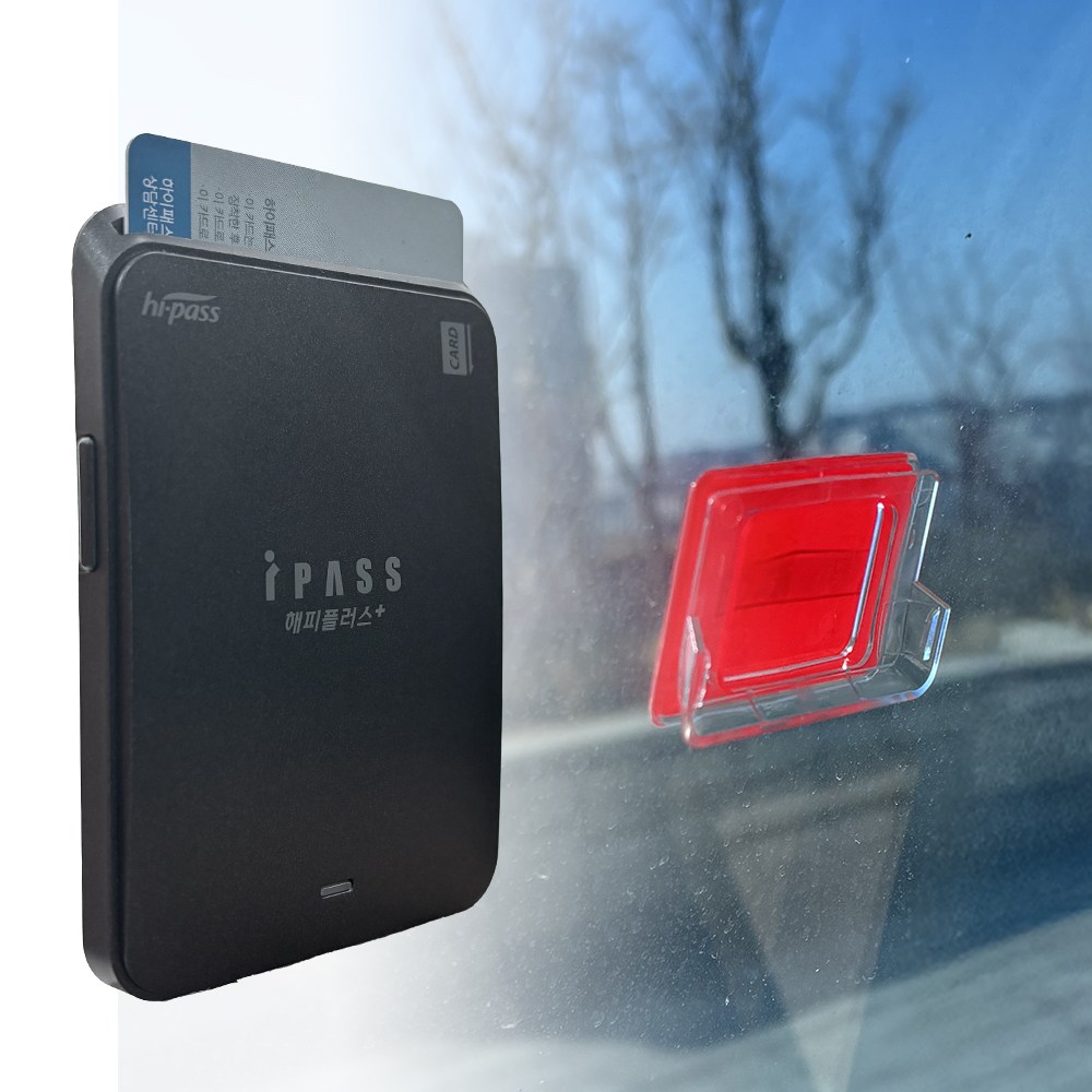 아이트로닉스 아이패스 IPASS 해피플러스 ITE-700 전용 하이패스 유리부착 거치대 브라켓 [일반거치대] 6,000원