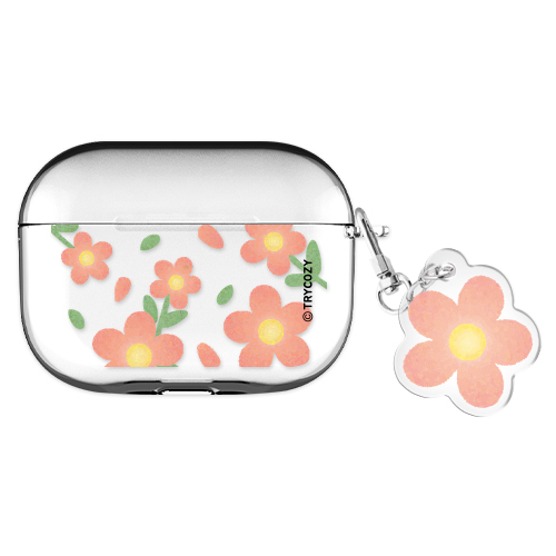 플라워드로잉 에어팟프로2세대 클리어 케이스 +아크릴 키링 세트 7,950원